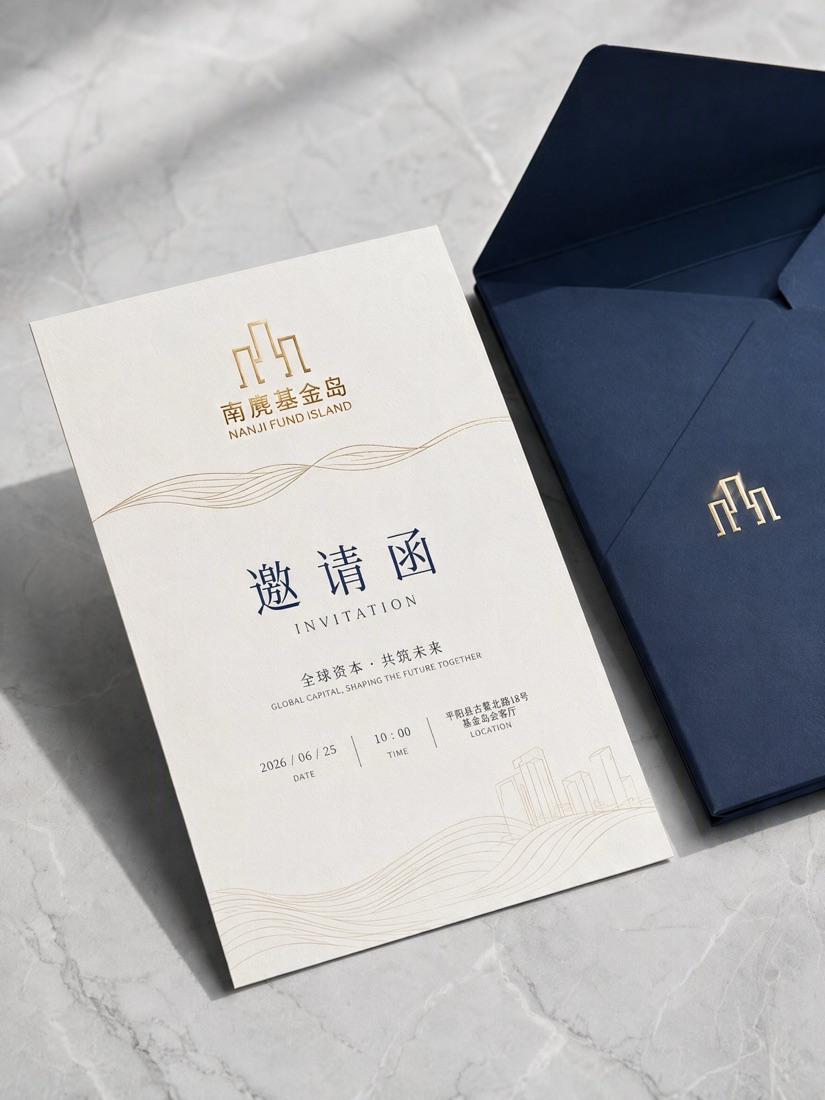 南麂基金岛品牌邀请函实景